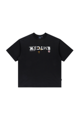 REPAIRED SHINING LOGO TEE SHIRT