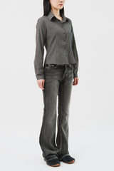 (W) Muer Checked Shirt (3color)