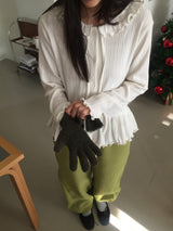 Mohave Frill Knit Cardigan (2 Colors)