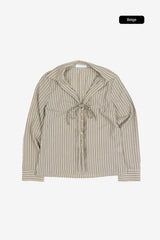 Leclair tie marine shirt