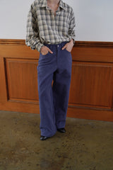 Autumn check shirt_beige