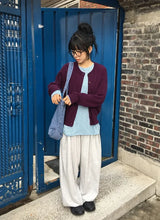26FW★ [BAONHAUS] Cotyren Round Knit Cardigan