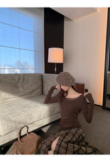 Back Rose See-Through Long Sleeve T-Shirt