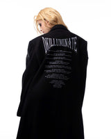 DKILLUMINATE フィッティドロングウールコート