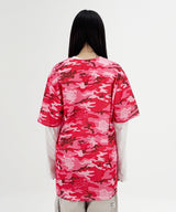 SKELETON CAMO BASEBALL JERSEY - [PINK]