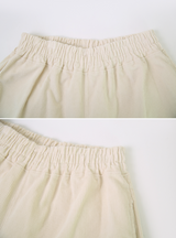 ソフトコーデュロイバンディングハーフパンツ (5color)