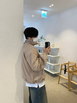 Buzz High Neck Wool Sheepskin Jacket (2color)