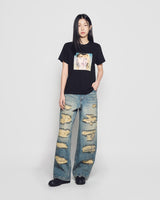 25FW WOMAN ADLVベビーフェイスジュエリー半袖Tシャツ