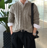  Belerice Henry Neck Cable Overfit Knit