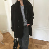 [MADE] ロンハイネックダブルハーフコート