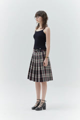 KIRSH PLAIN CHERRY SEMI CROP SLEEVELESS - DARK NAVY