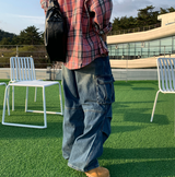 St. Parachute Cargo Wide Denim Pants