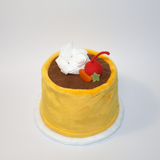 【MADE】whipped cream pudding (tissue case)