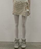 フリルドミニラップスカート Beige