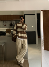  A-ekid Knock Dangara Overfit Knit