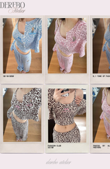 Mob Leopard Three-Piece Trading Set-up (LONG PANTS)