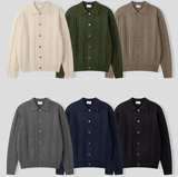 all-day cloth knit collar cardigan