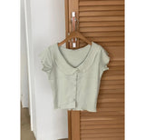 Lovely frill cardigan (4color)