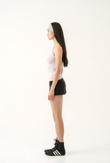 Athletic slit skirt - black