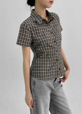 [MADE] Bauren Check Short Sleeve Shirt