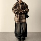 Froll Boxy Fleece Check Southern Jacket