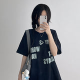 Sorry Lettering Boxy Short Sleeve Tee (4 colors)