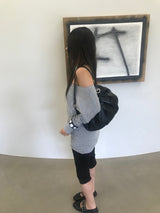 eyelet balloon bag(black)