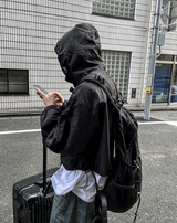 arc-in crop hood windbreaker