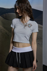 BANDING PLEATS SKIRT