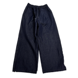comment back raw denim