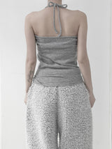 Winter Layered Halter Sleeveless