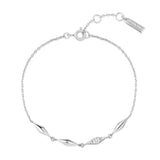 シルバー マルチスパークル 925 シルバーブレスレット B061-04H