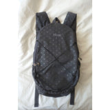 Polka dot round backpack _ Grey