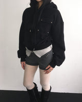 Layered hoodie