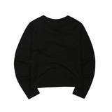 EEERRR Distorted Logo raglan long sleeve (Black)