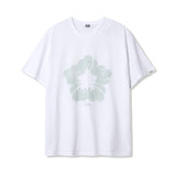 [ULKIN] MUGUNG インクブラーオーバーフィット半袖Tシャツ_ホワイト