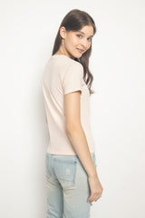 MON AKITA - Flo Women T-shirt Light Pink