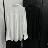 [S/S] ムードシースルーリンクルシャツ(2color)
