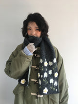 Daisy Wool Touch Muffler (2color)