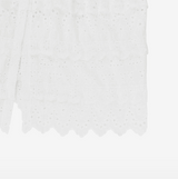 Bullet lace punching long dress