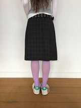 【即日発送】YWD PLAID PLEATS SKIRT + BELT (3color)
