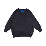 V-NECK LAYERED LONG T-SHIRT (UNISEX)_SYF3TS07CG