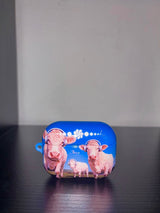 Furry Friends airpods case_Cow