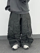 shirring strap cargo pants