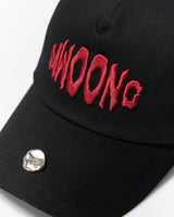Mwoong ピアスボールキャップ(ブラック)