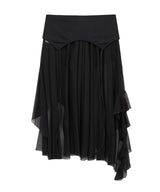eyメッシュ スカート(black)