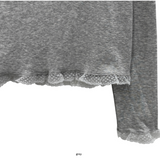 デュニーレースクロップモーダルTシャツ（3c）