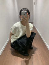 ハッシュツイストハーフニット(4color)