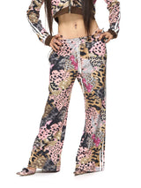 Brown Leopard Print Sweatpants