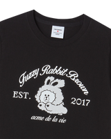 26SS WOMAN BROWN LINE FRIENDS SHORT SLEEVE T-SHIRT